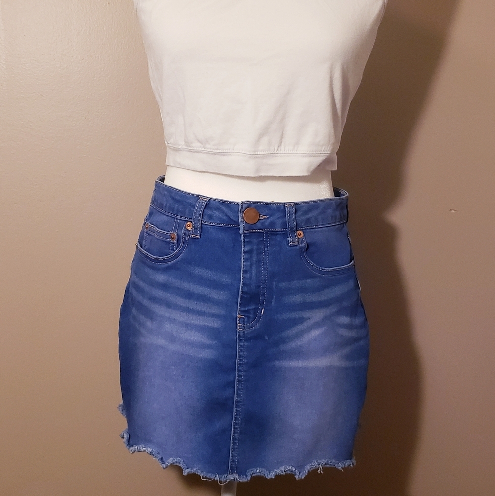 Denim Mini Skirt